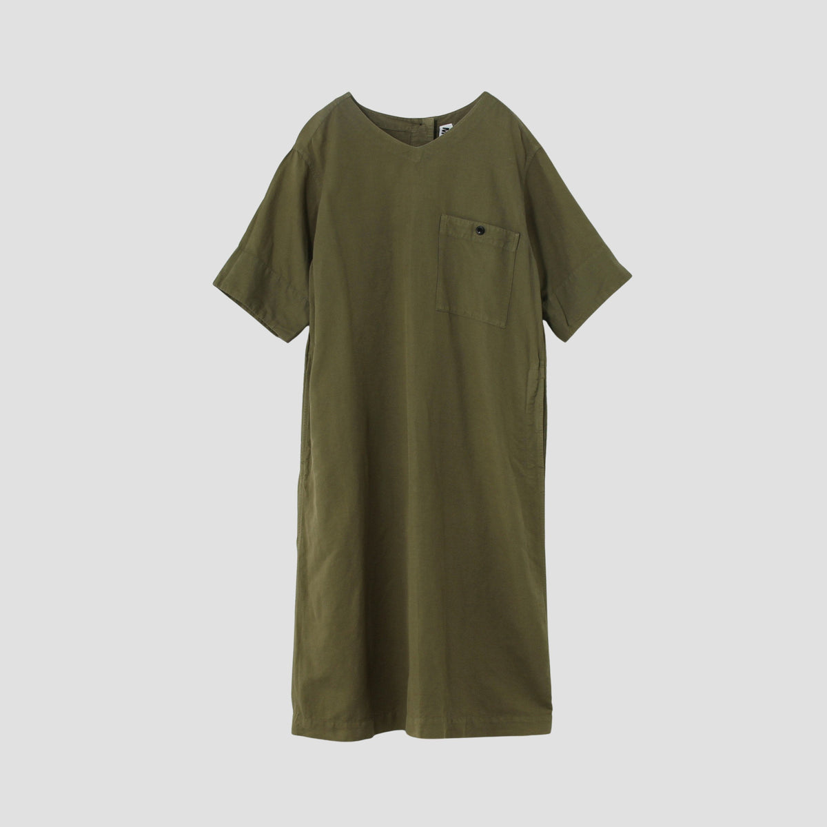 DRY COTTON LINEN TWILL DRESS