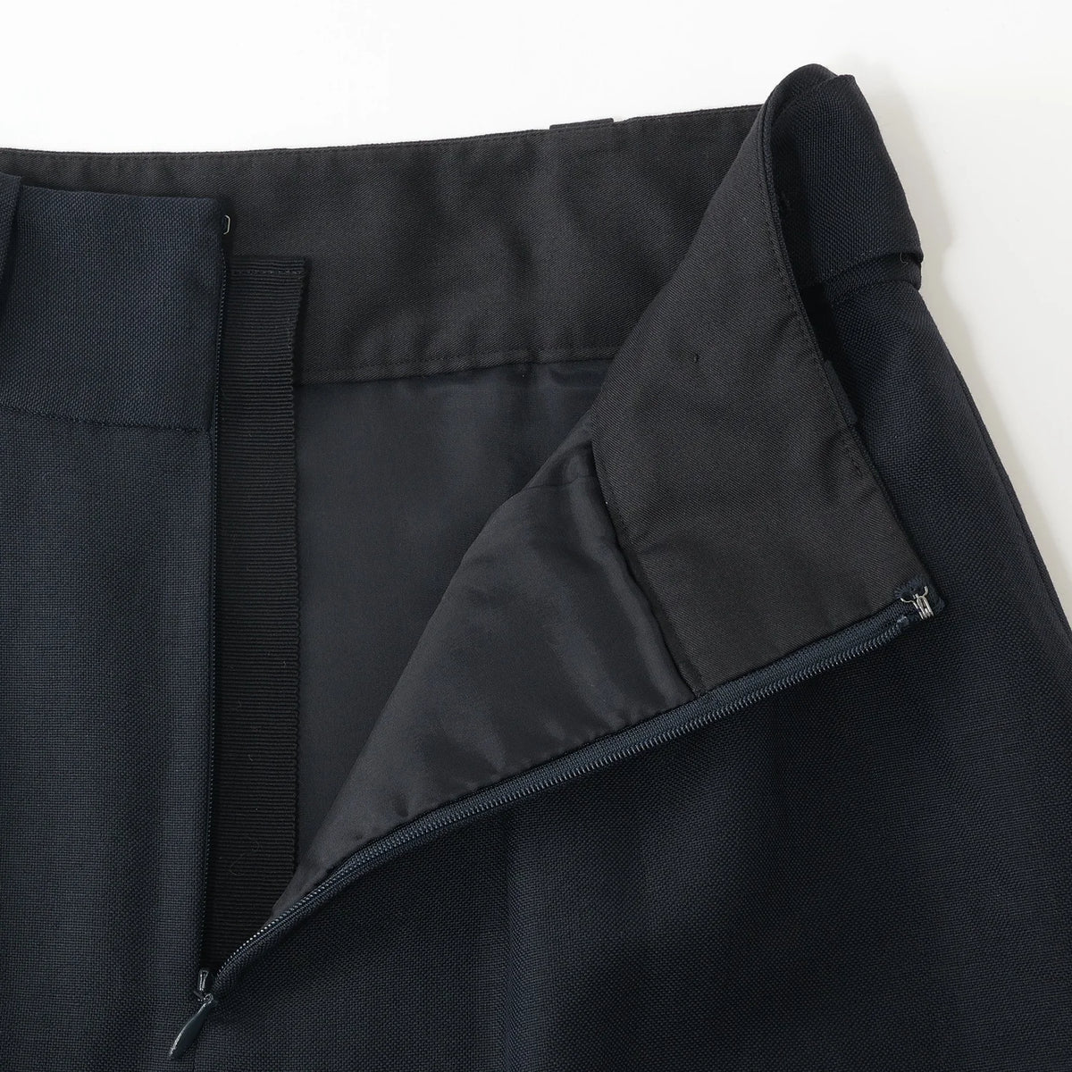 LINEN WOOL HOPSACK SKIRT