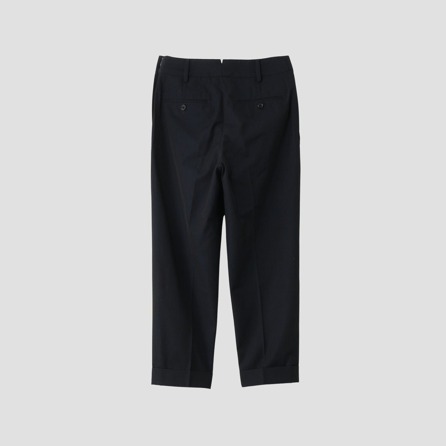 YARN DYE WOOL COTTON TROUSERS