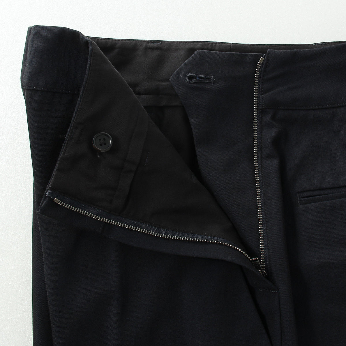 YARN DYE WOOL COTTON TROUSERS