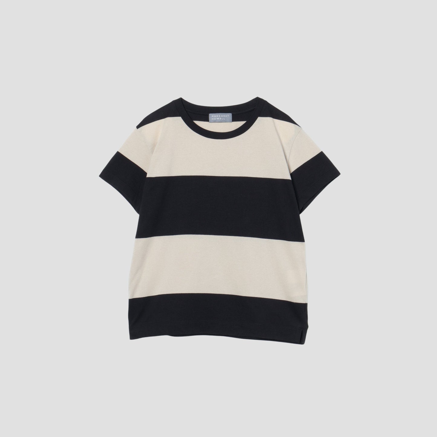 COTTON LINEN STRIPE JERSEY