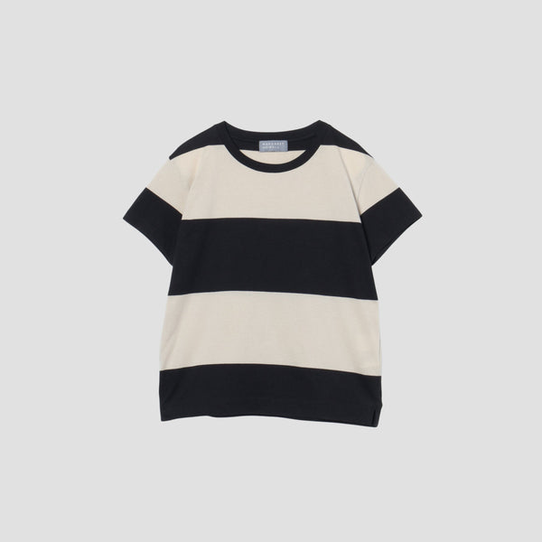 COTTON LINEN STRIPE JERSEY