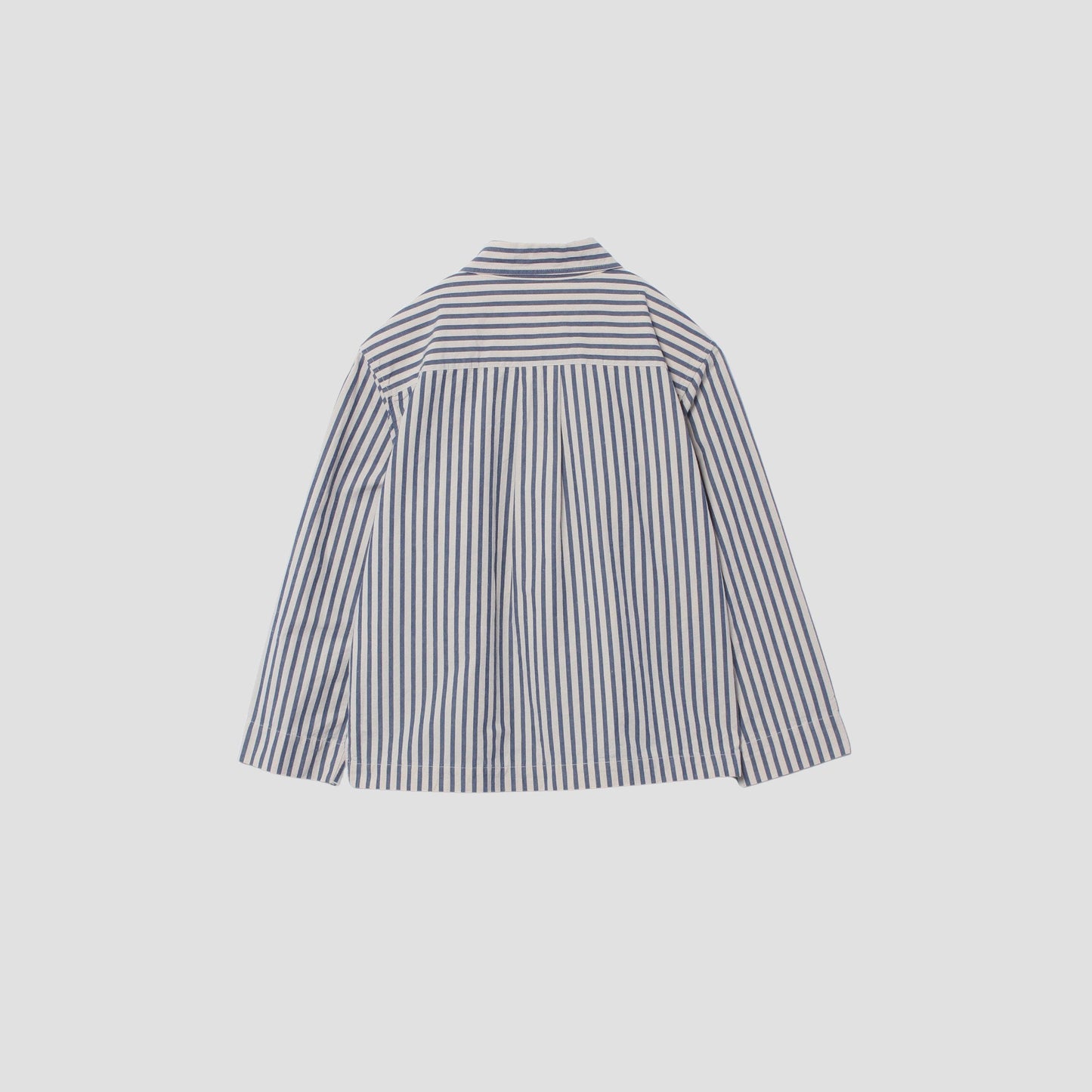 COTTON LINEN PJ STRIPE SHIRT