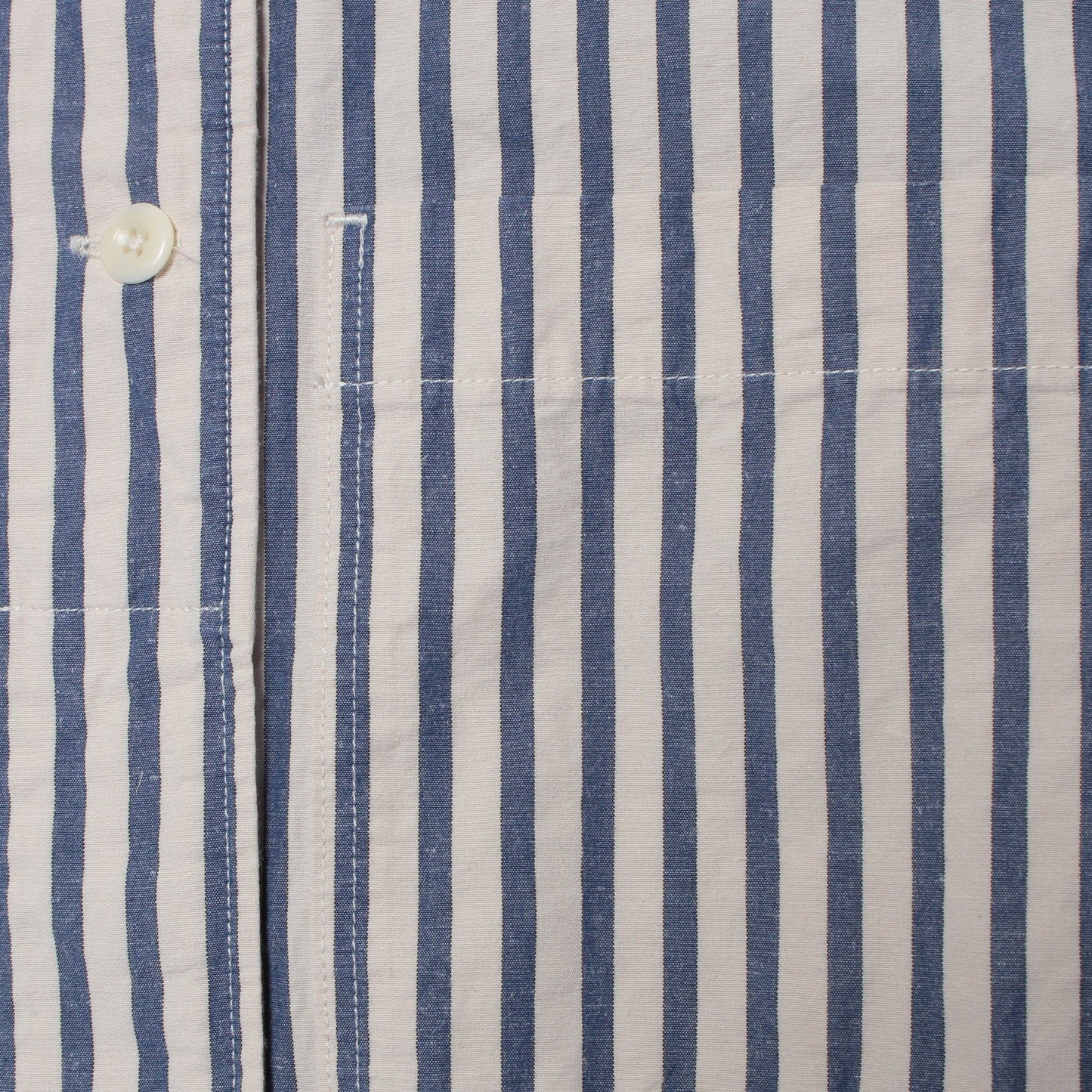 COTTON LINEN PJ STRIPE SHIRT