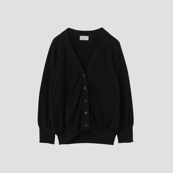 RELAXED V NECK CARDIGAN KNIT