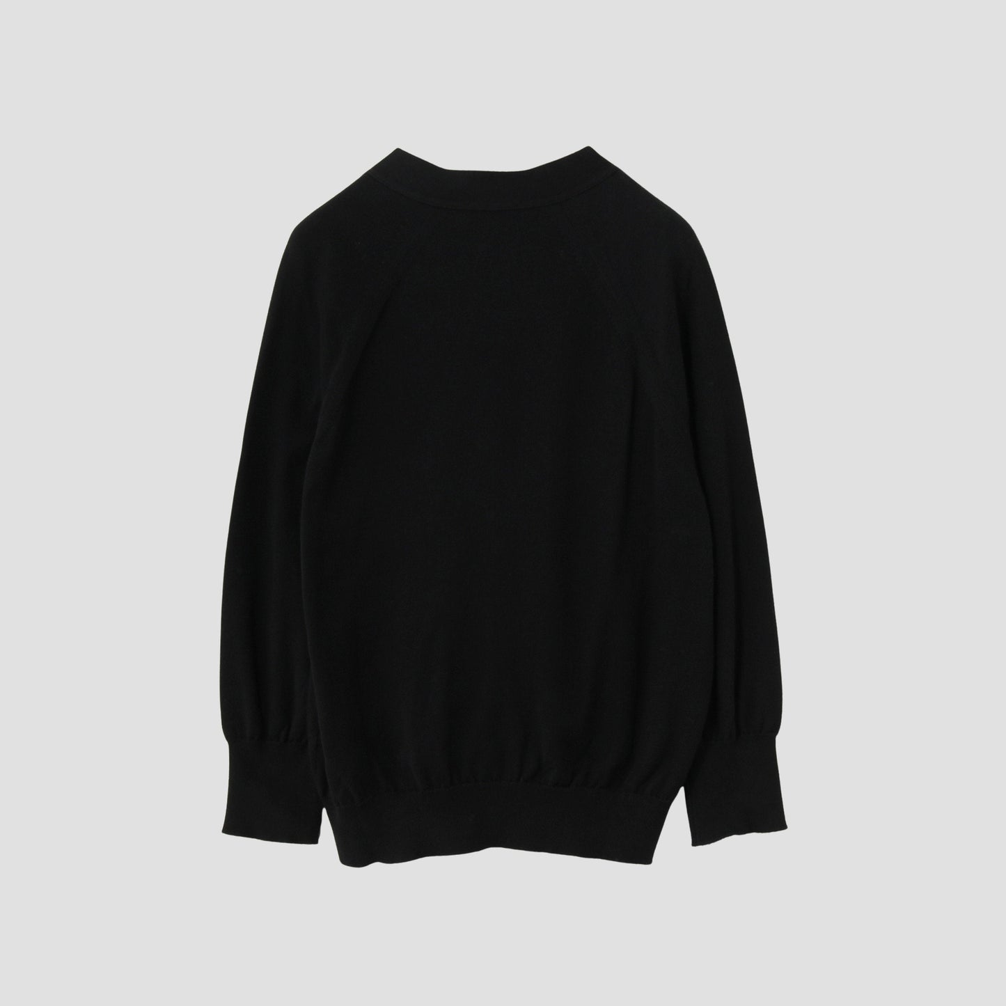 RELAXED V NECK CARDIGAN KNIT