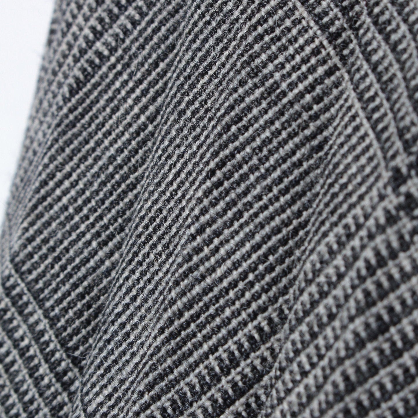 POW CHECK WOOL SKIRT