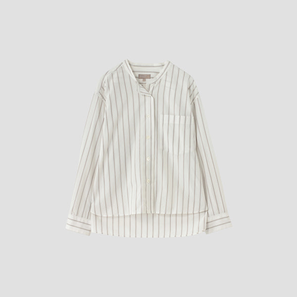 SUPERFINE COTTON STRIPE SHIRT