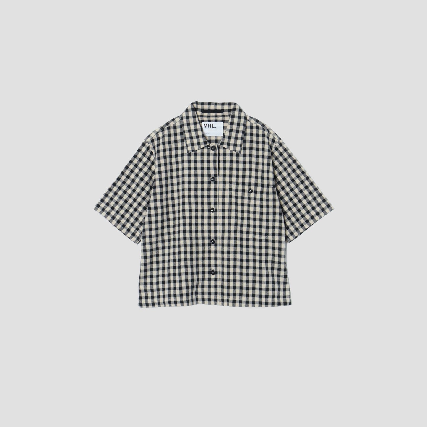 NATURAL COTTON GINGHAM SHIRT