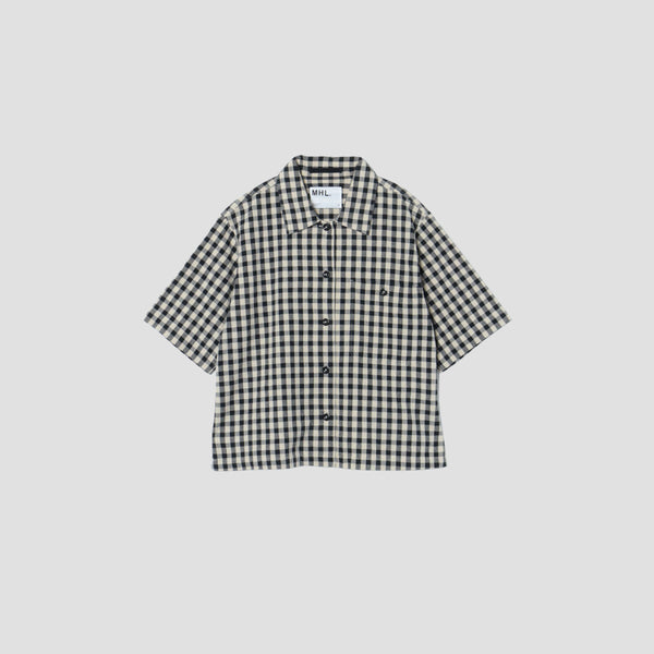 NATURAL COTTON GINGHAM SHIRT