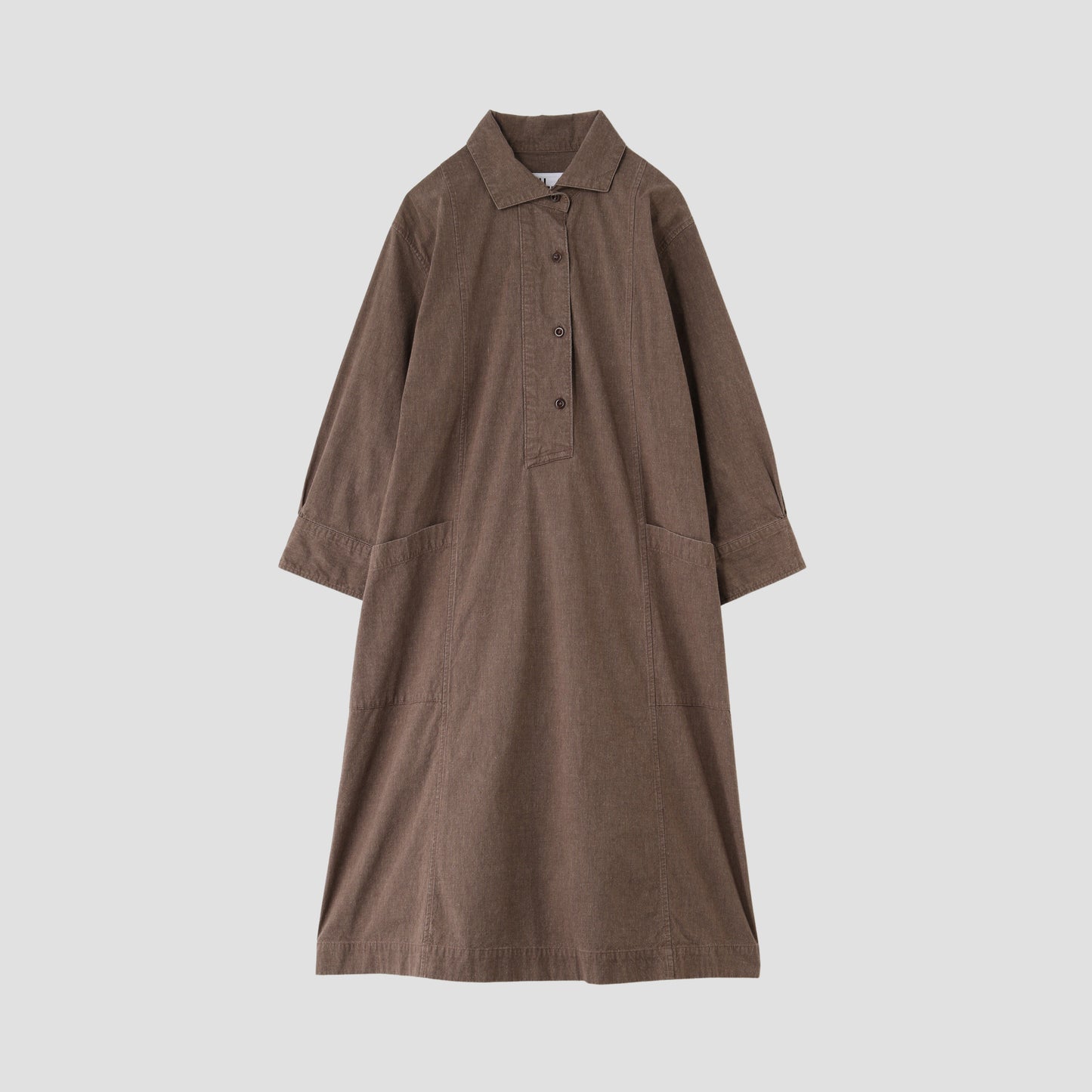 DENSE COTTON END ON END DRESS
