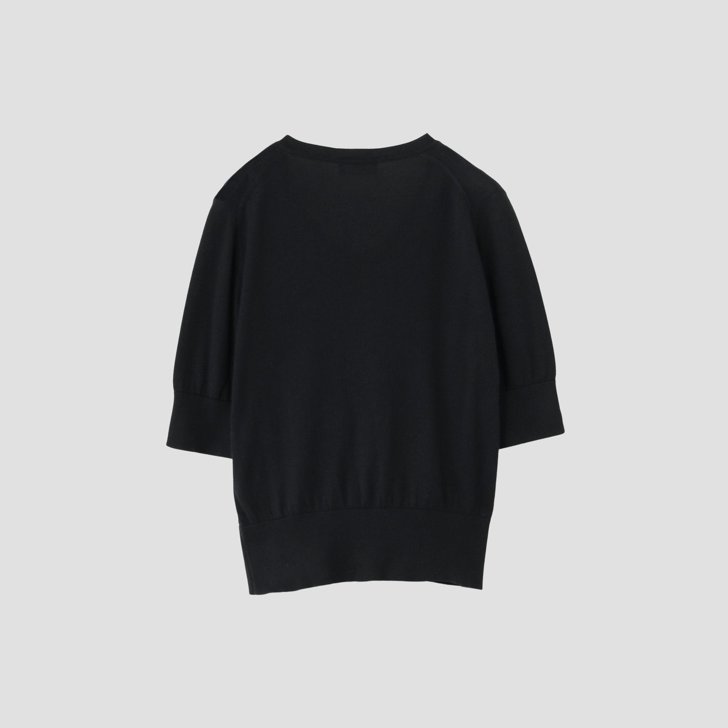 SEA ISLAND COTTON HIGH RIB CARDIGAN KNIT