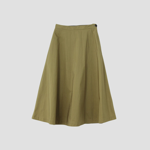 COTTON TAFETTA SKIRT