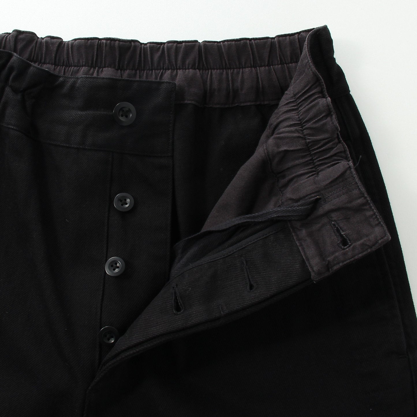 WORN COTTON DRILL TROUSERS