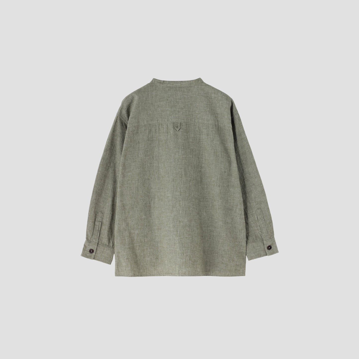 COTTON LINEN CHAMBRAY SHIRT
