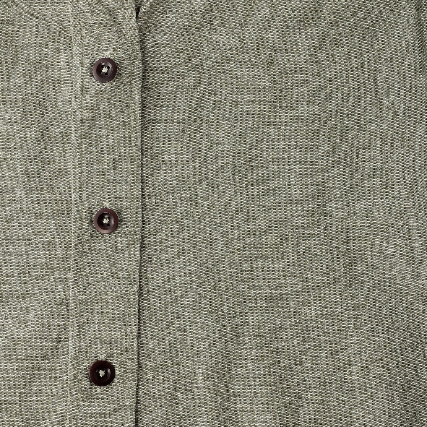 COTTON LINEN CHAMBRAY SHIRT