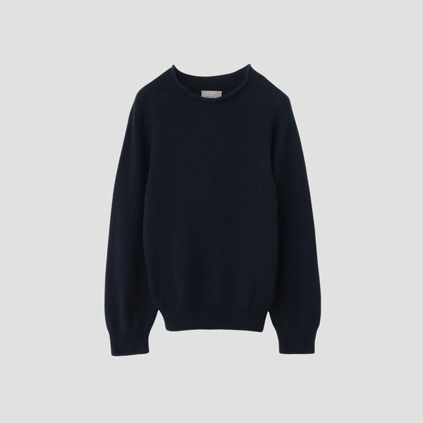 LONG SLEEVE CAST OFF ROLL NECK KNIT