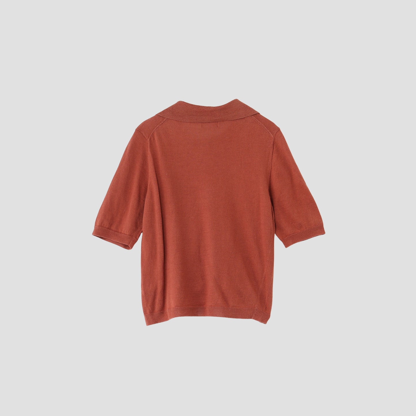 POLO COLLAR JUMPER KNIT