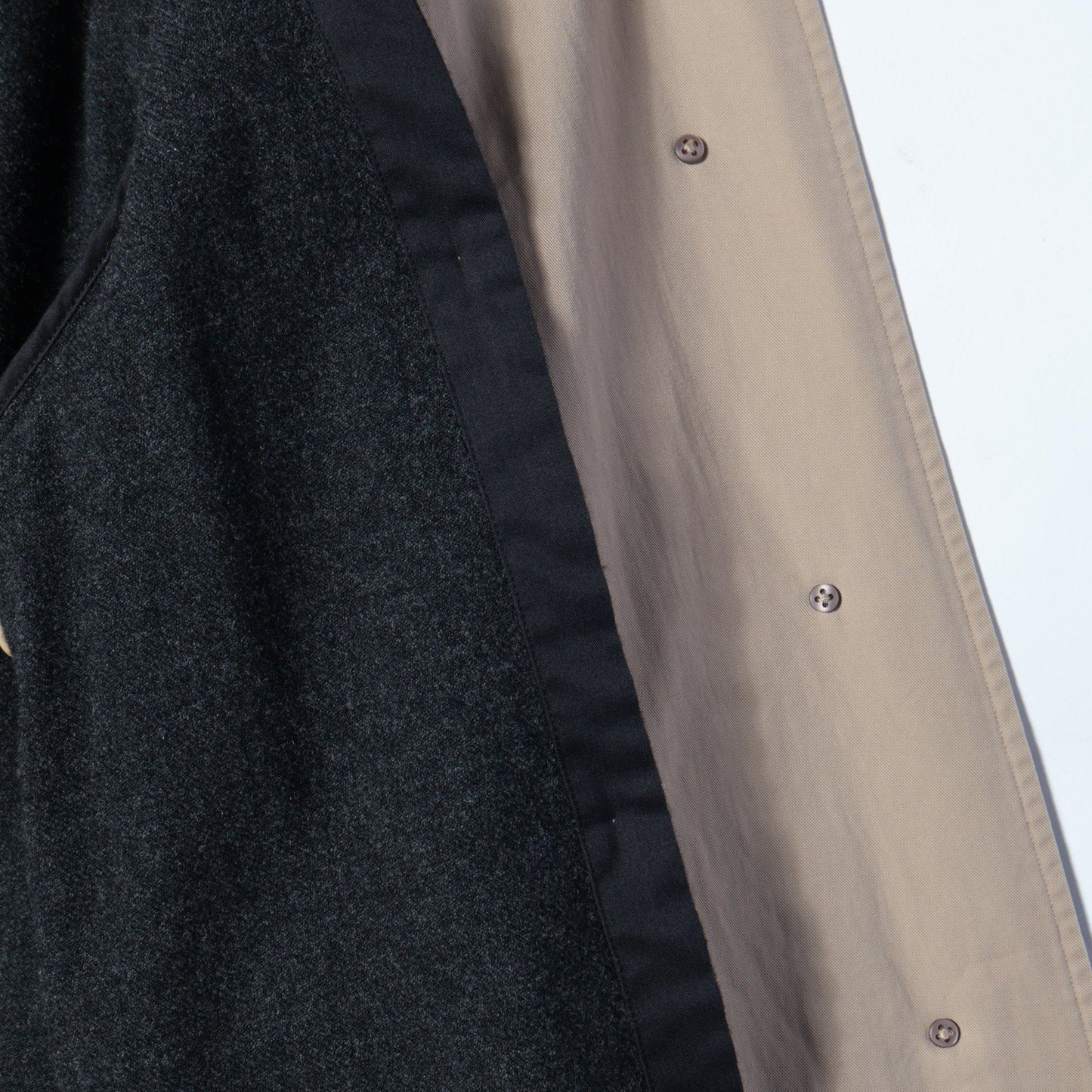 COMPACT COTTON GABARDINE COAT
