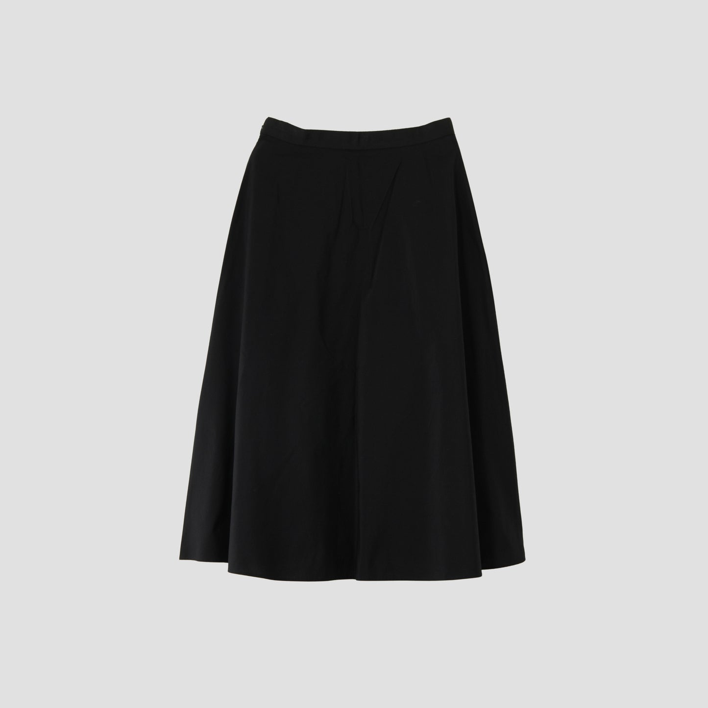SILK COTTON POPLIN SKIRT