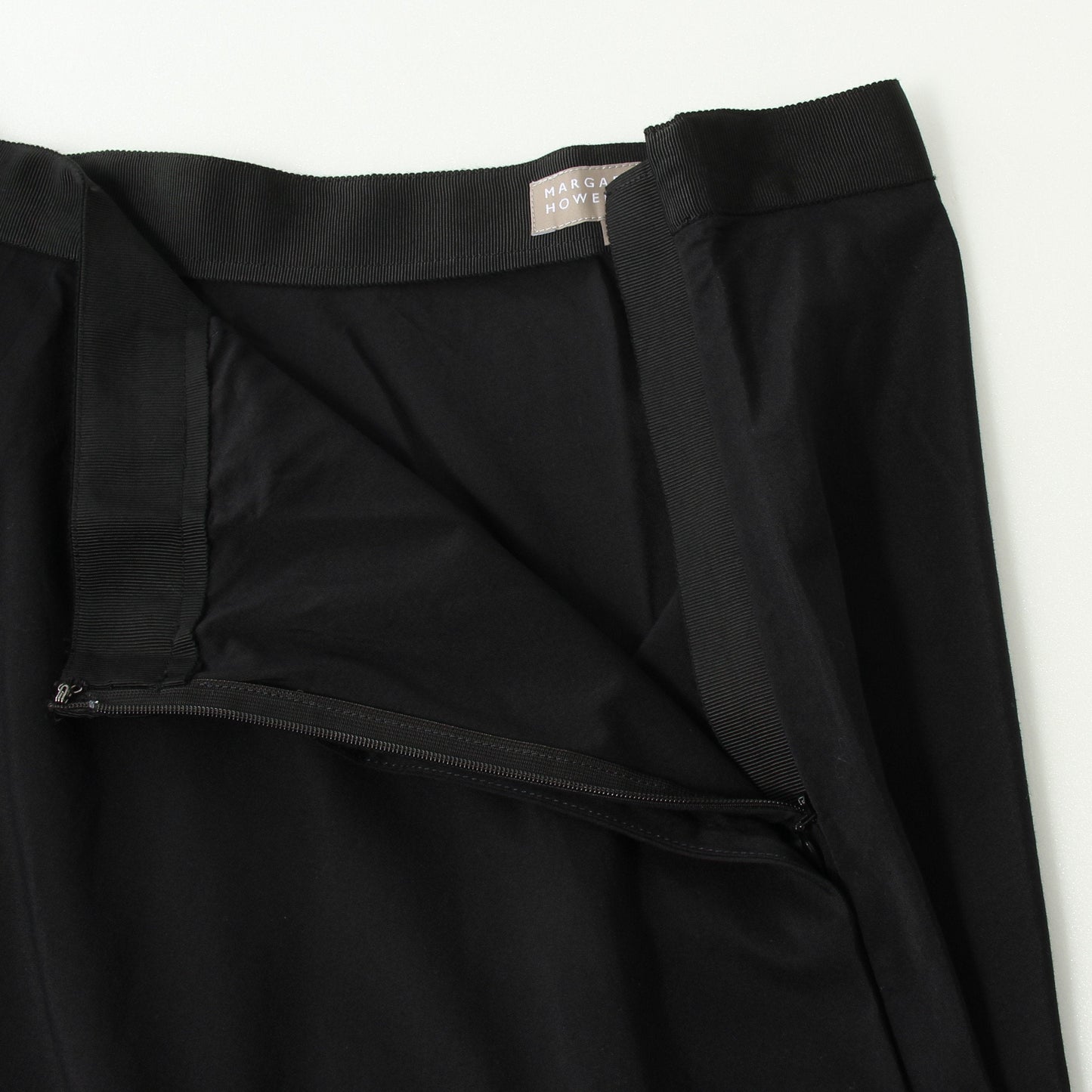 SILK COTTON POPLIN SKIRT
