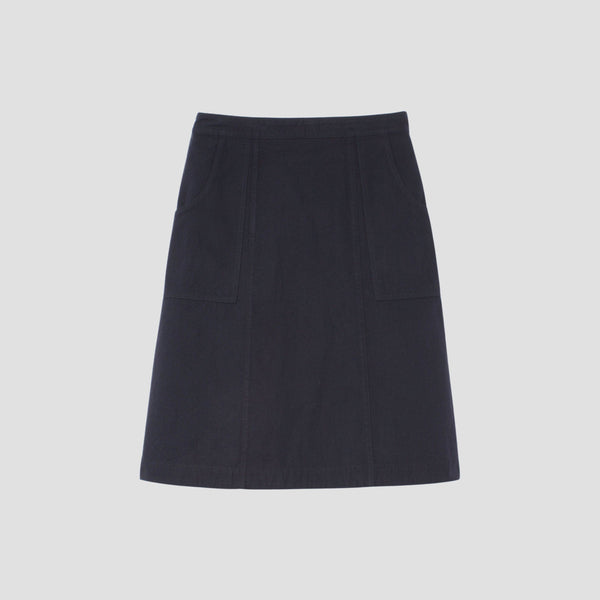 FADED TWILL SKIRT