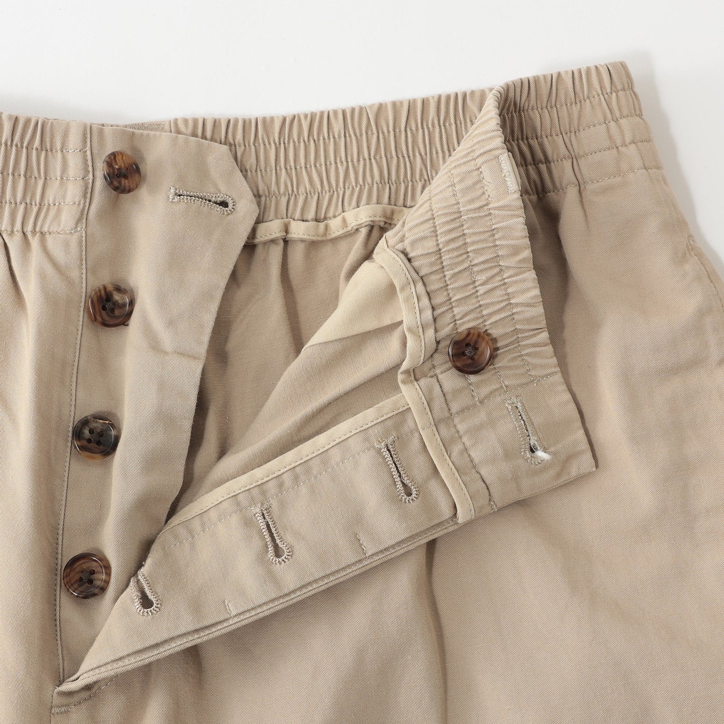 LIGHT COTTON LINEN TWILL TROUSERS
