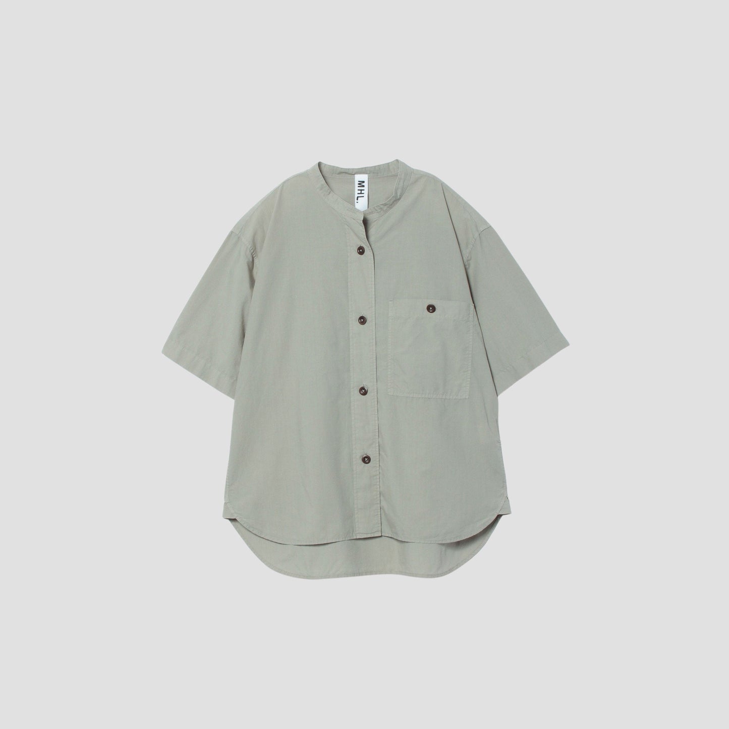 COTTON RAMIE POPLIN SHIRT