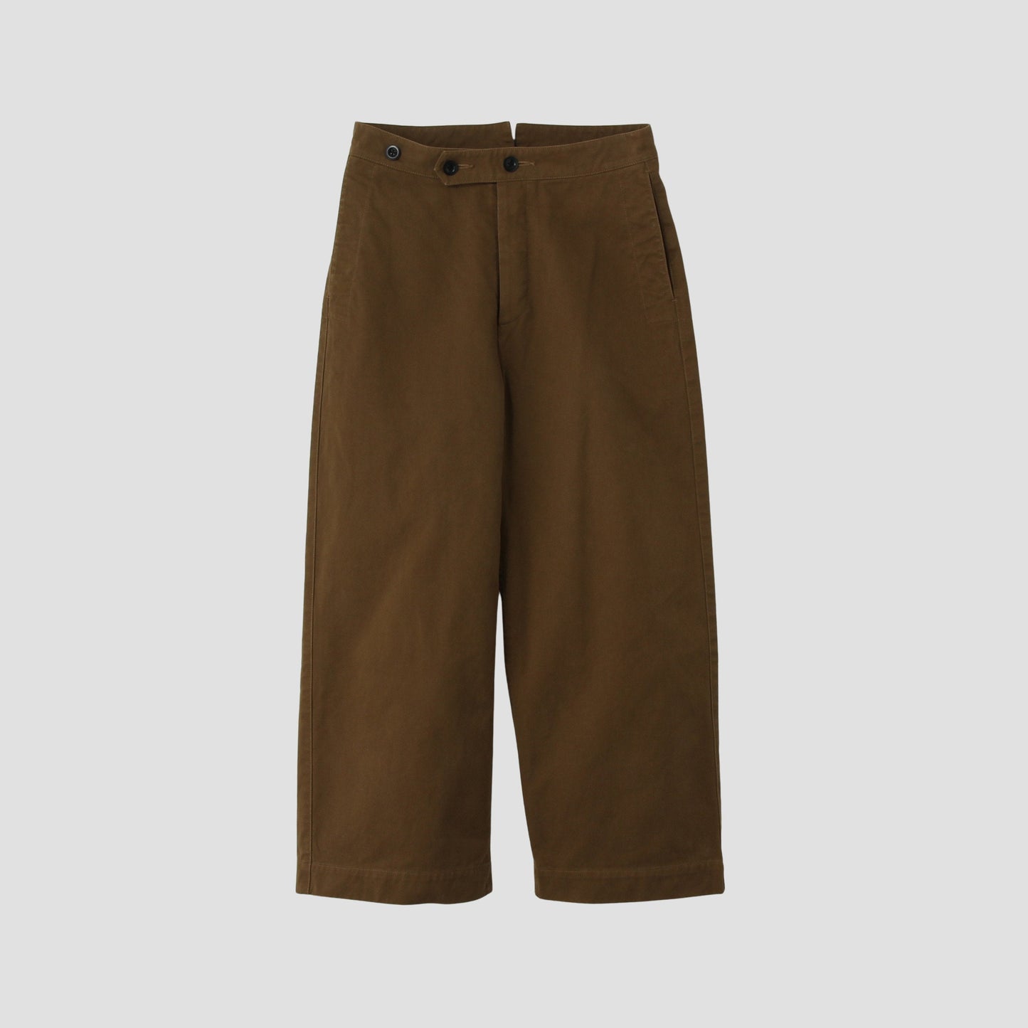 BASIC BRUSHED CHINO TROUSERS