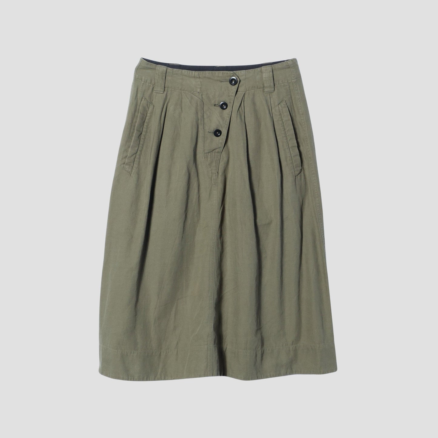 COTTON HEMP SHIRTING SKIRT