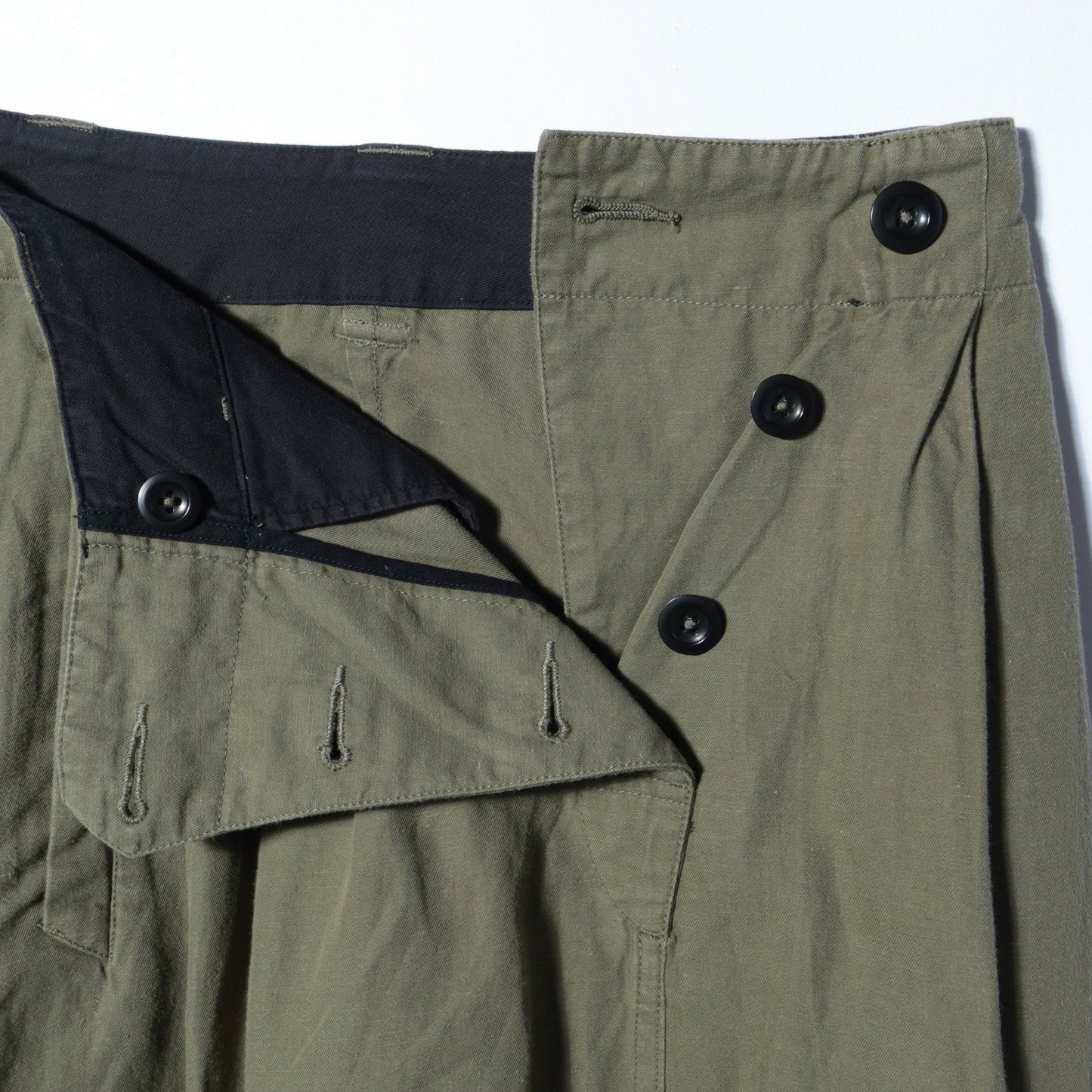 COTTON HEMP SHIRTING SKIRT