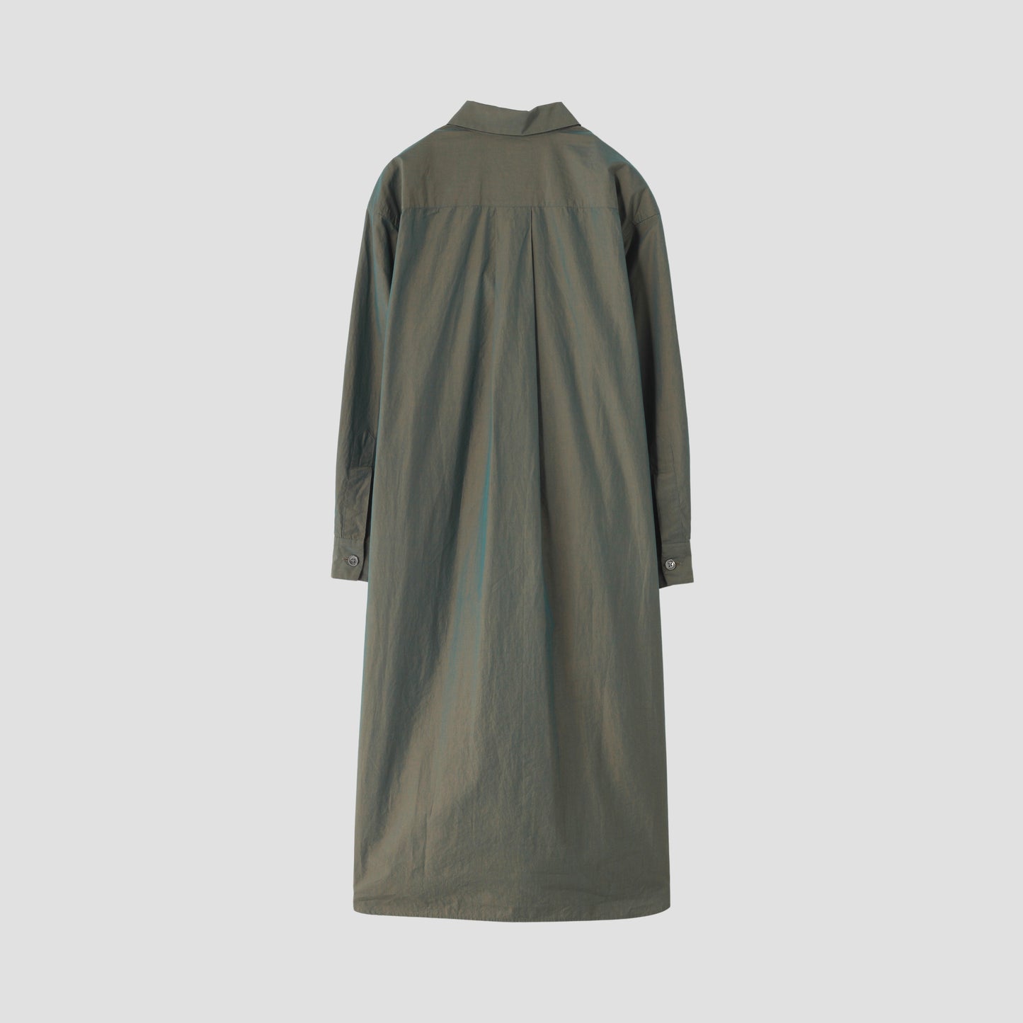 YARN DYED COTTON POPLIN DRESS