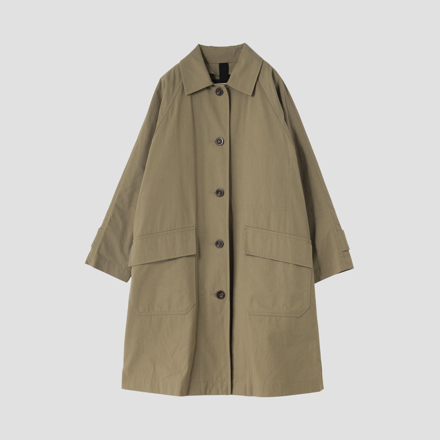 PROOFED COTTON NYLON TWILL COAT