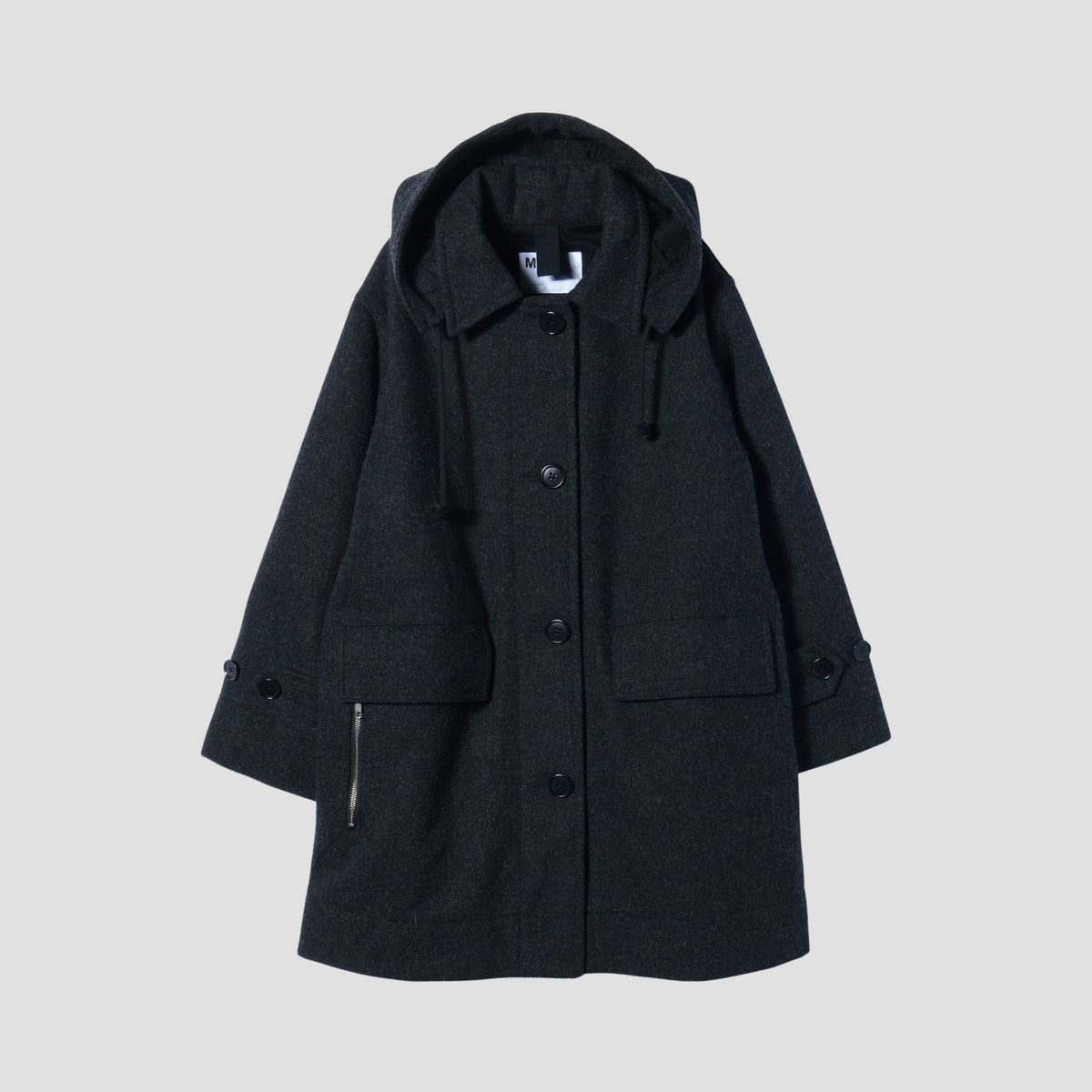 BASIC WOOL MELTON COAT