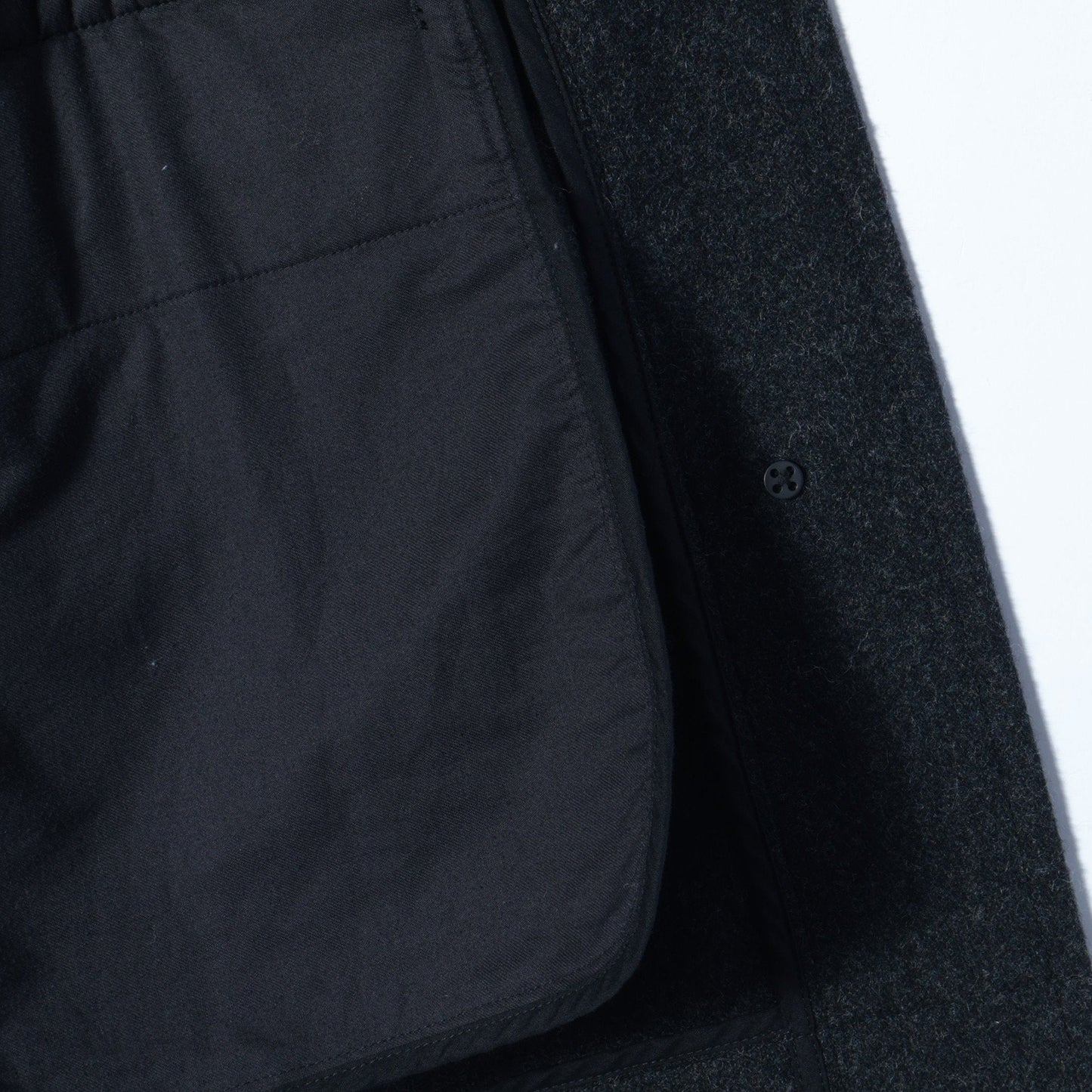 BASIC WOOL MELTON COAT