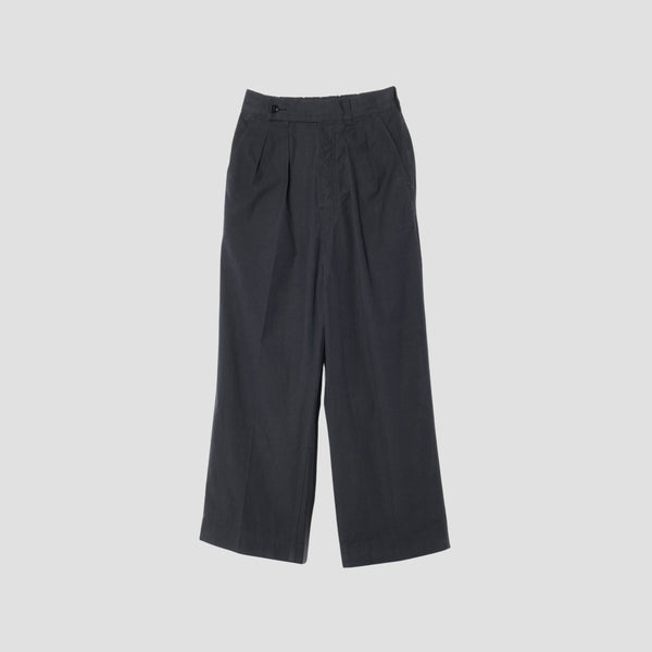 OVERDYE MELANGE COTTON LINEN TROUSERS