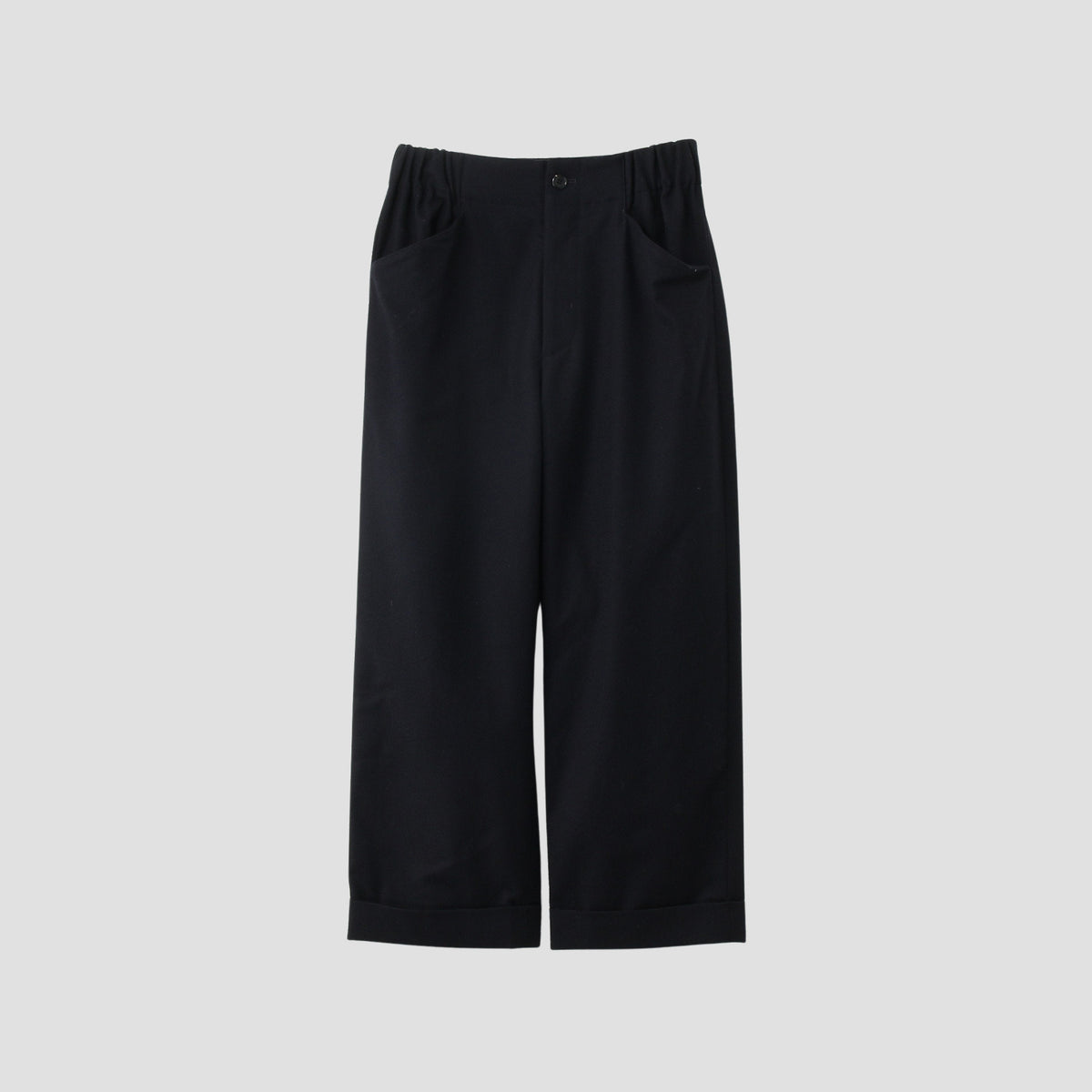 FLANNEL WOOL TROUSERS