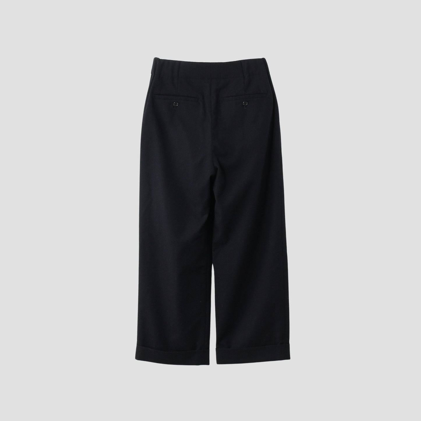 FLANNEL WOOL TROUSERS