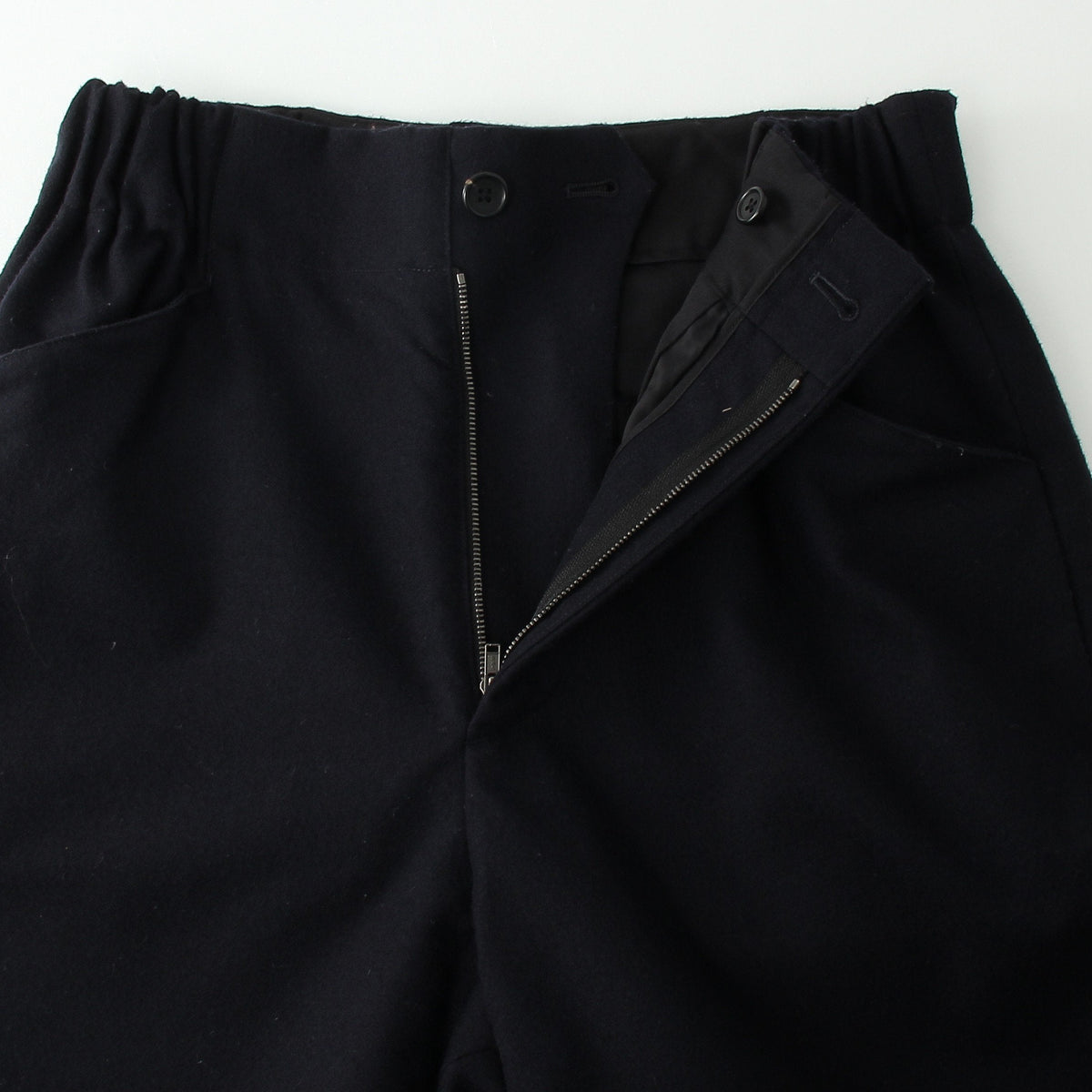 FLANNEL WOOL TROUSERS