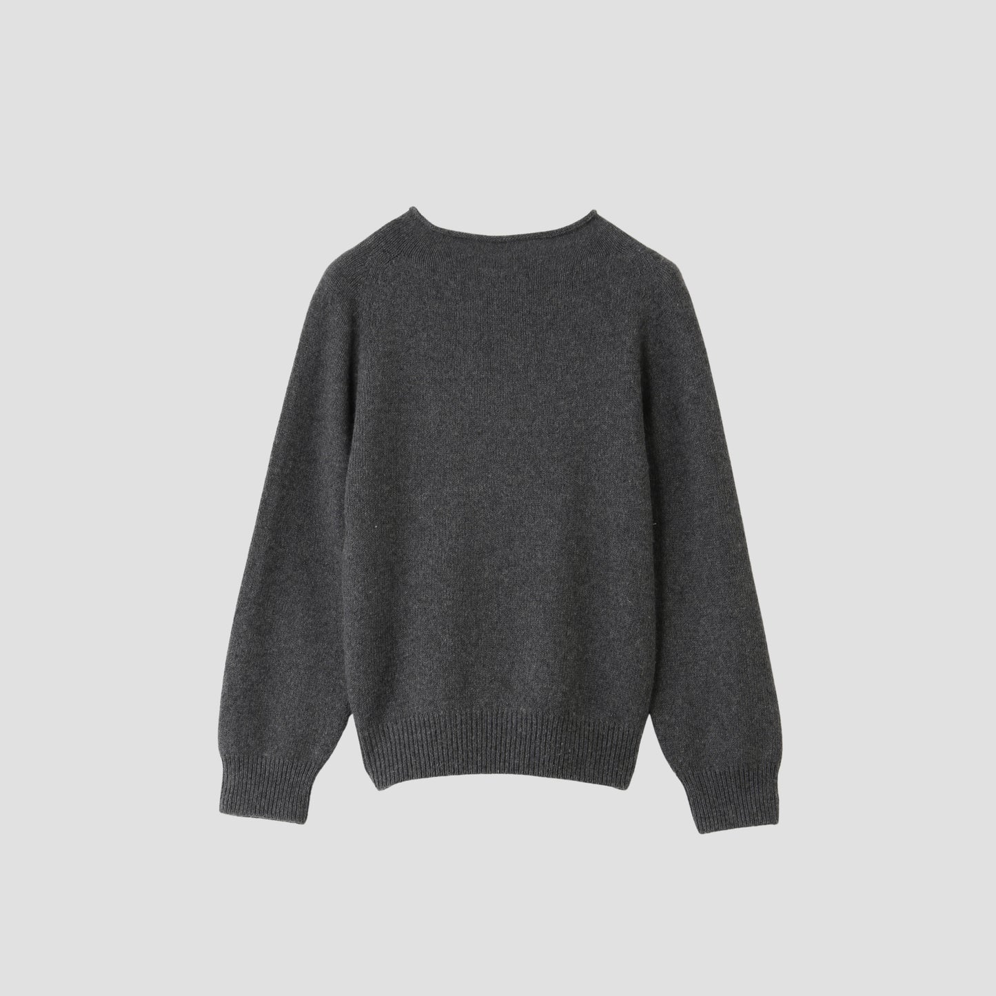 LONG SLEEVE CAST OFF ROLL NECK KNIT