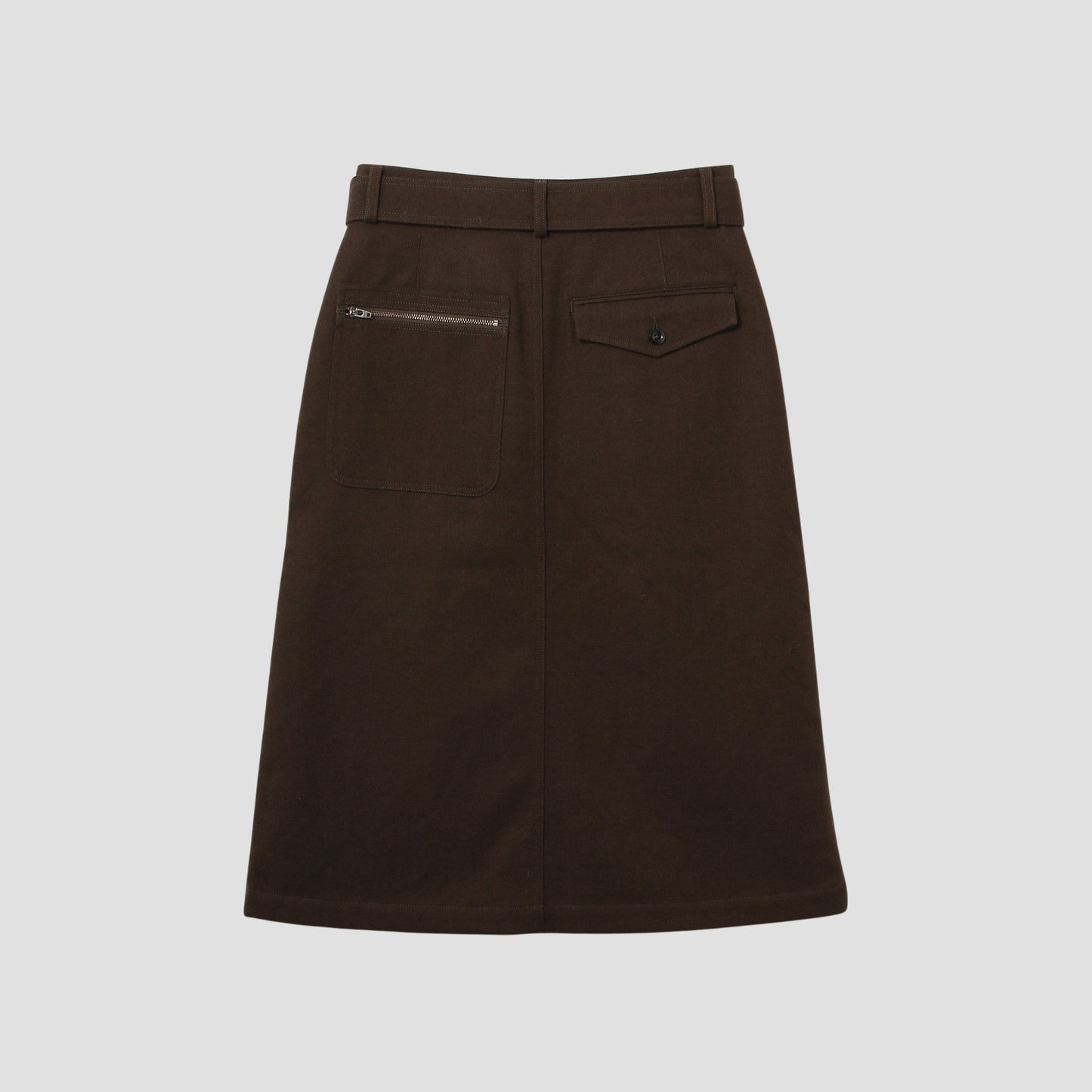 WOOL COTTON DRILL SKIRT