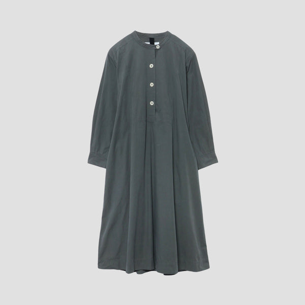 WASHED COTTON POPLIN DRESS
