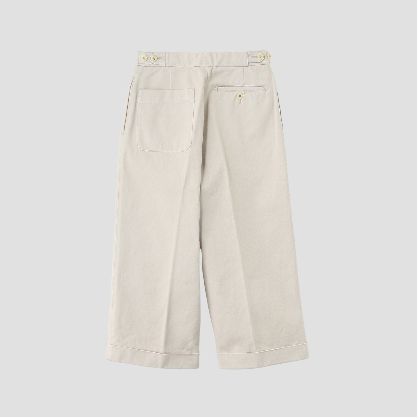 RAISED COTTON DRILL TROUSERS