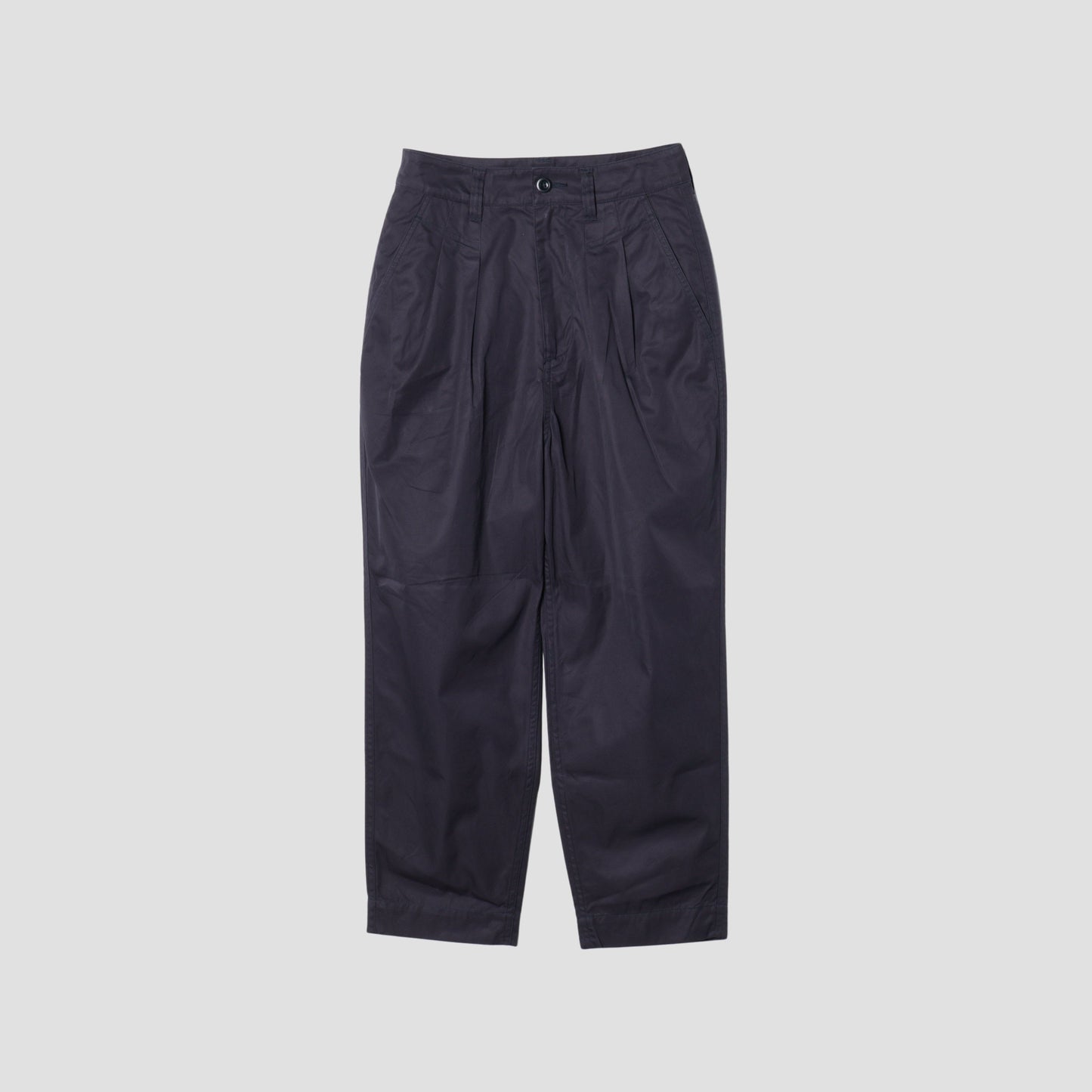 CRISP COTTON TWILL TROUSERS