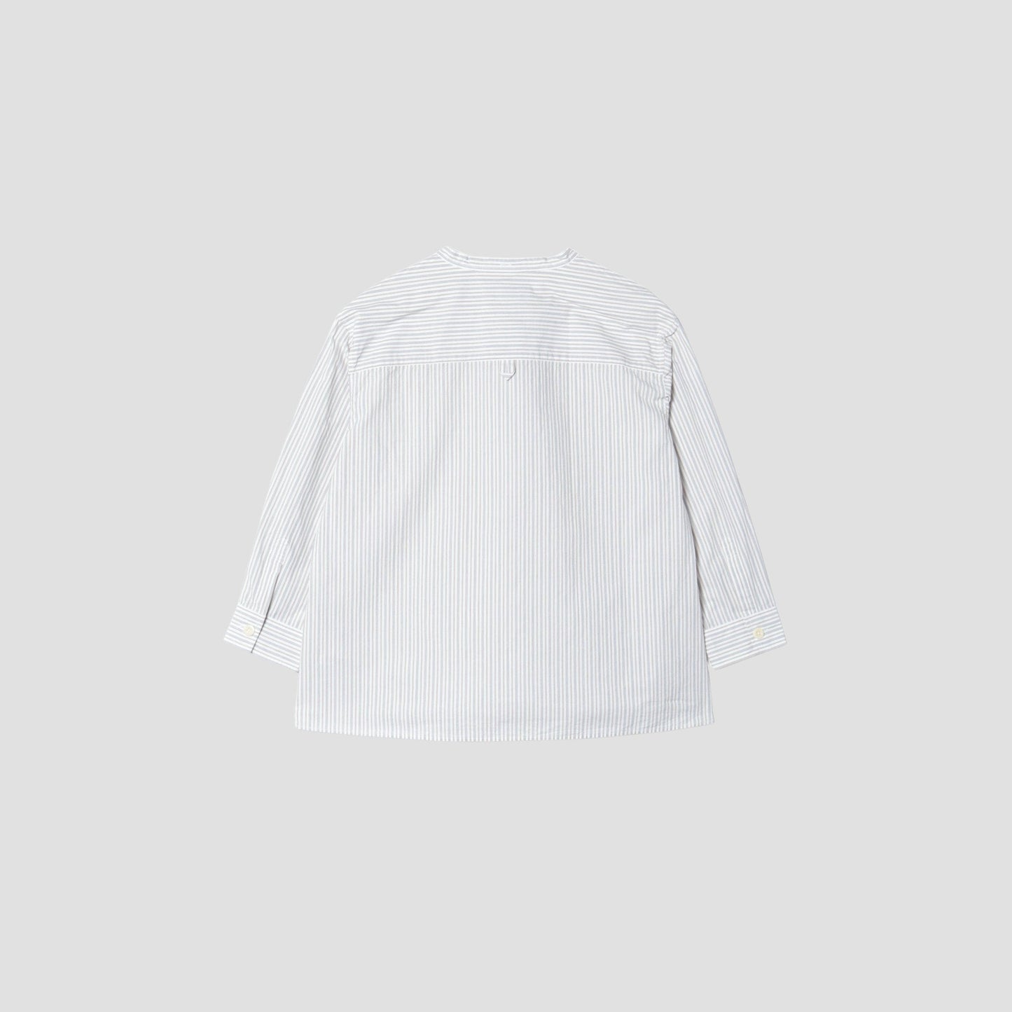 TRAM STRIPE COTTON SHIRT