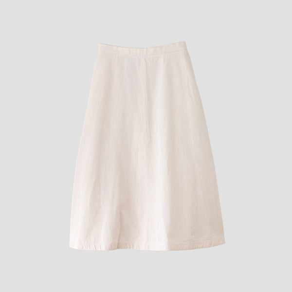 HIGH TWIST COTTON LINEN SKIRT