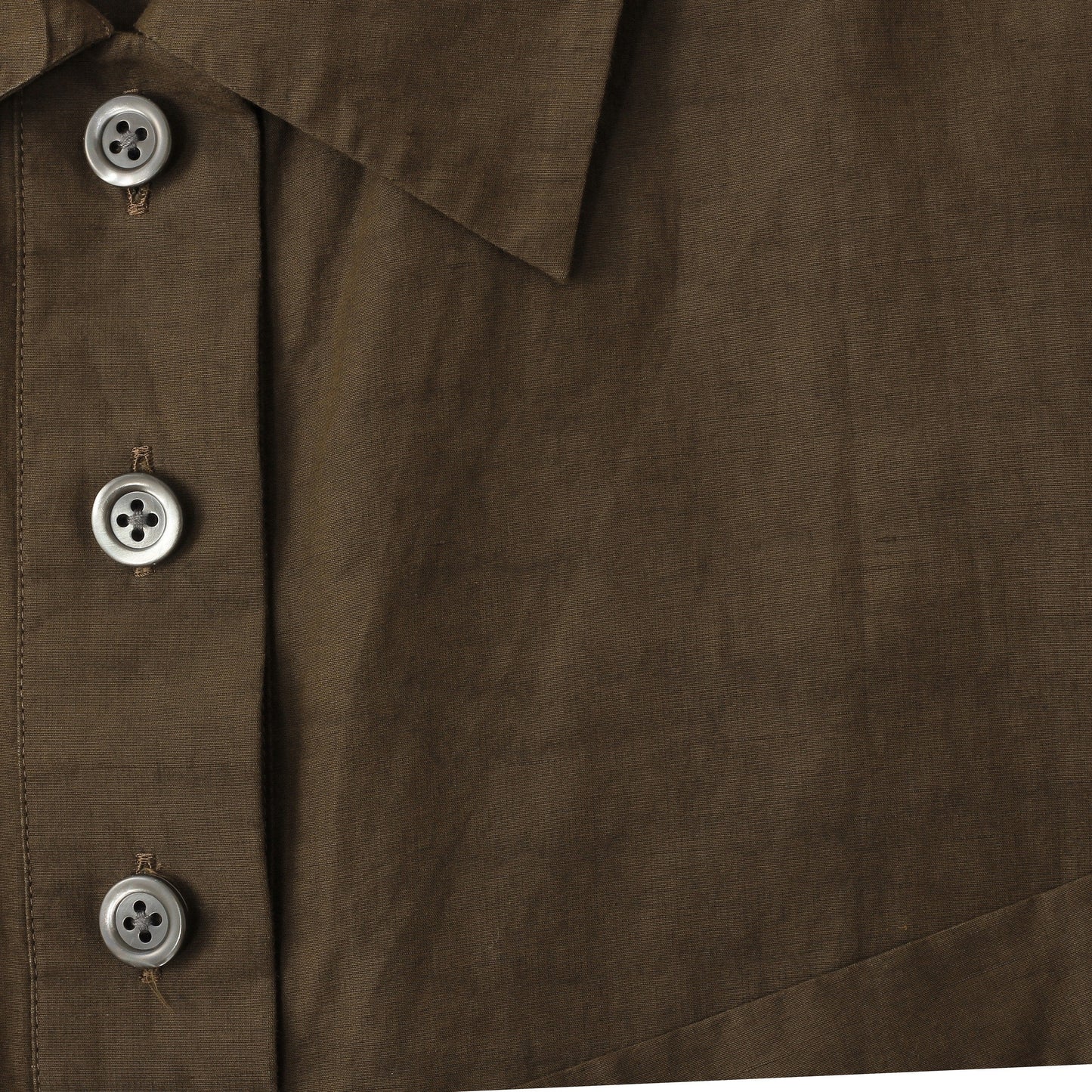 FINE PLAINWEAVE COTTON LINEN DRESS