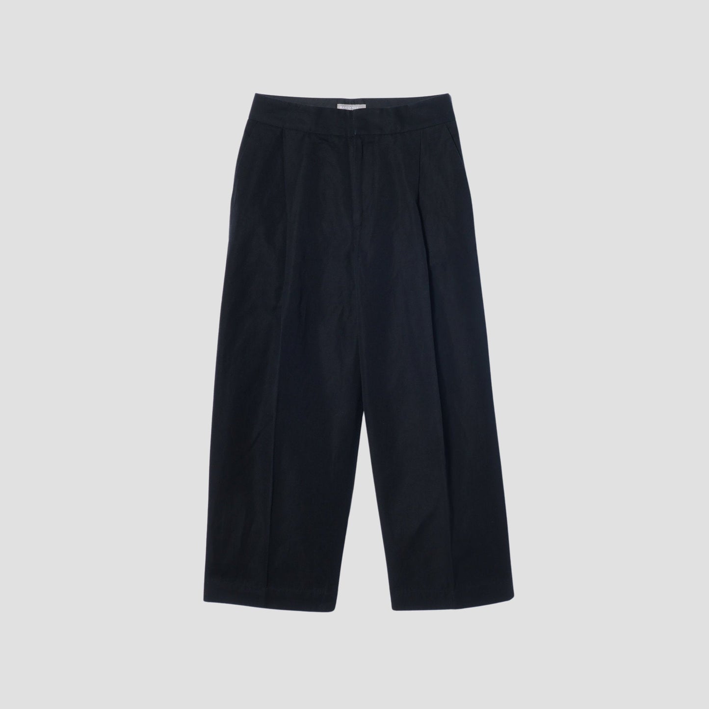 COTTON LINEN TWILL TROUSERS