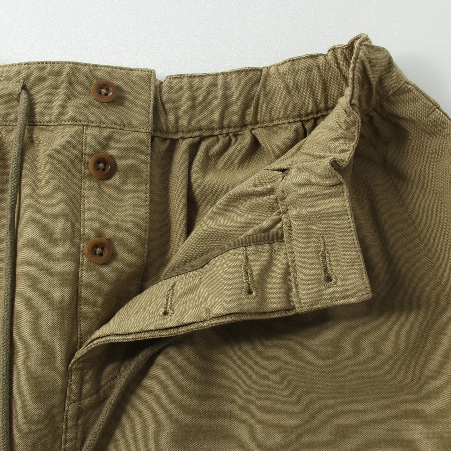 COTTON WOOL CANVAS SKIRT