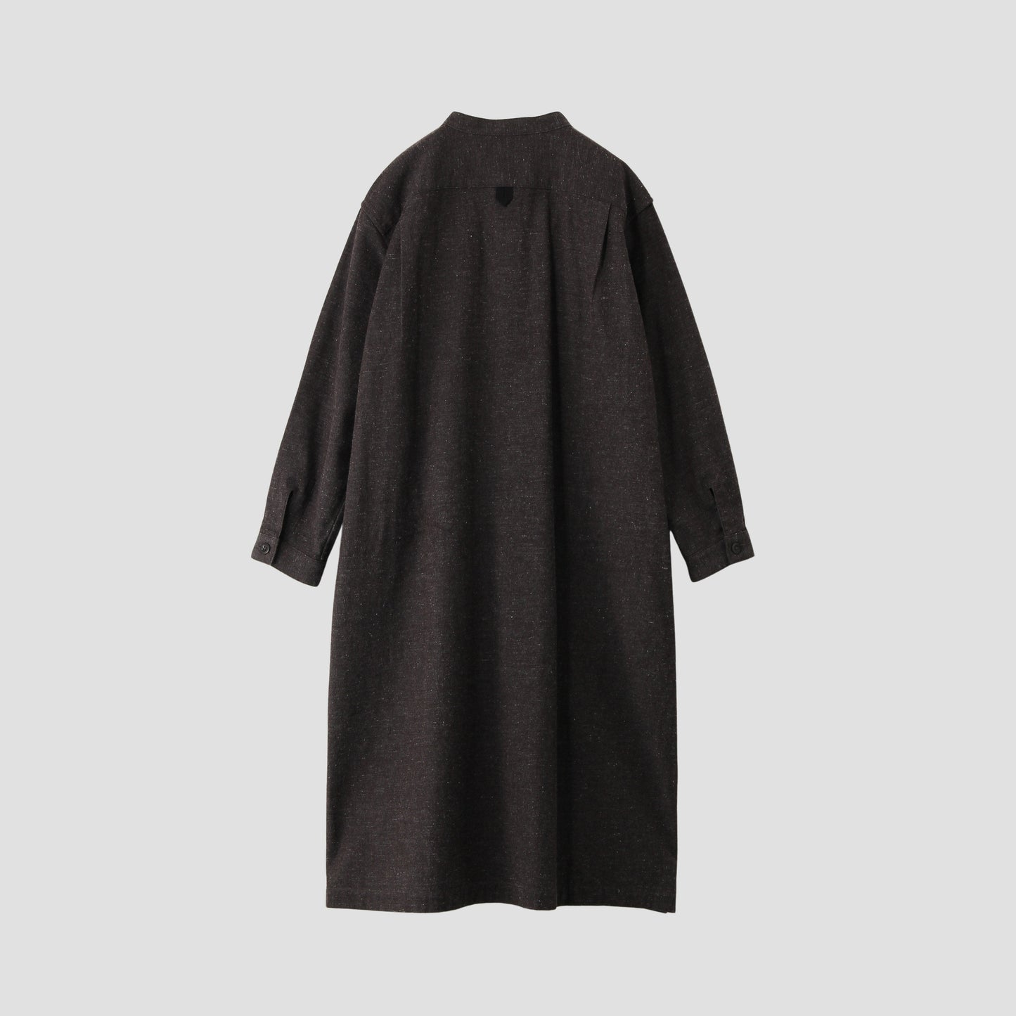 WOOL COTTON TWILL DRESS